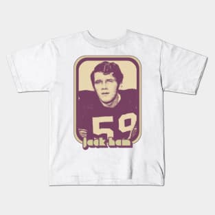 Jack Ham // Retro Style Football Fan Gift Design Kids T-Shirt